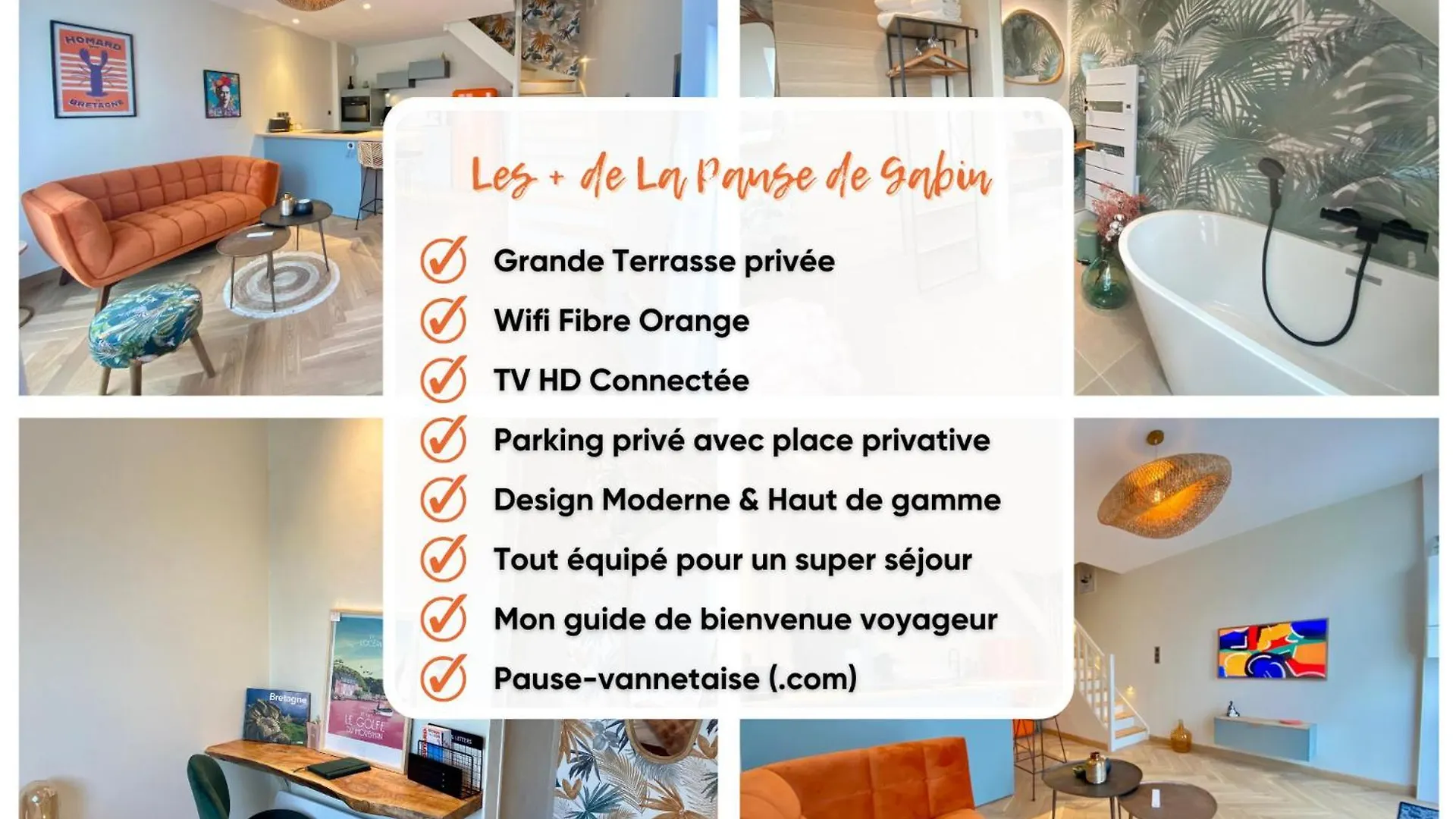 La Pause De Gabin - Terrasse - Parking Apartment Vannes 0*,